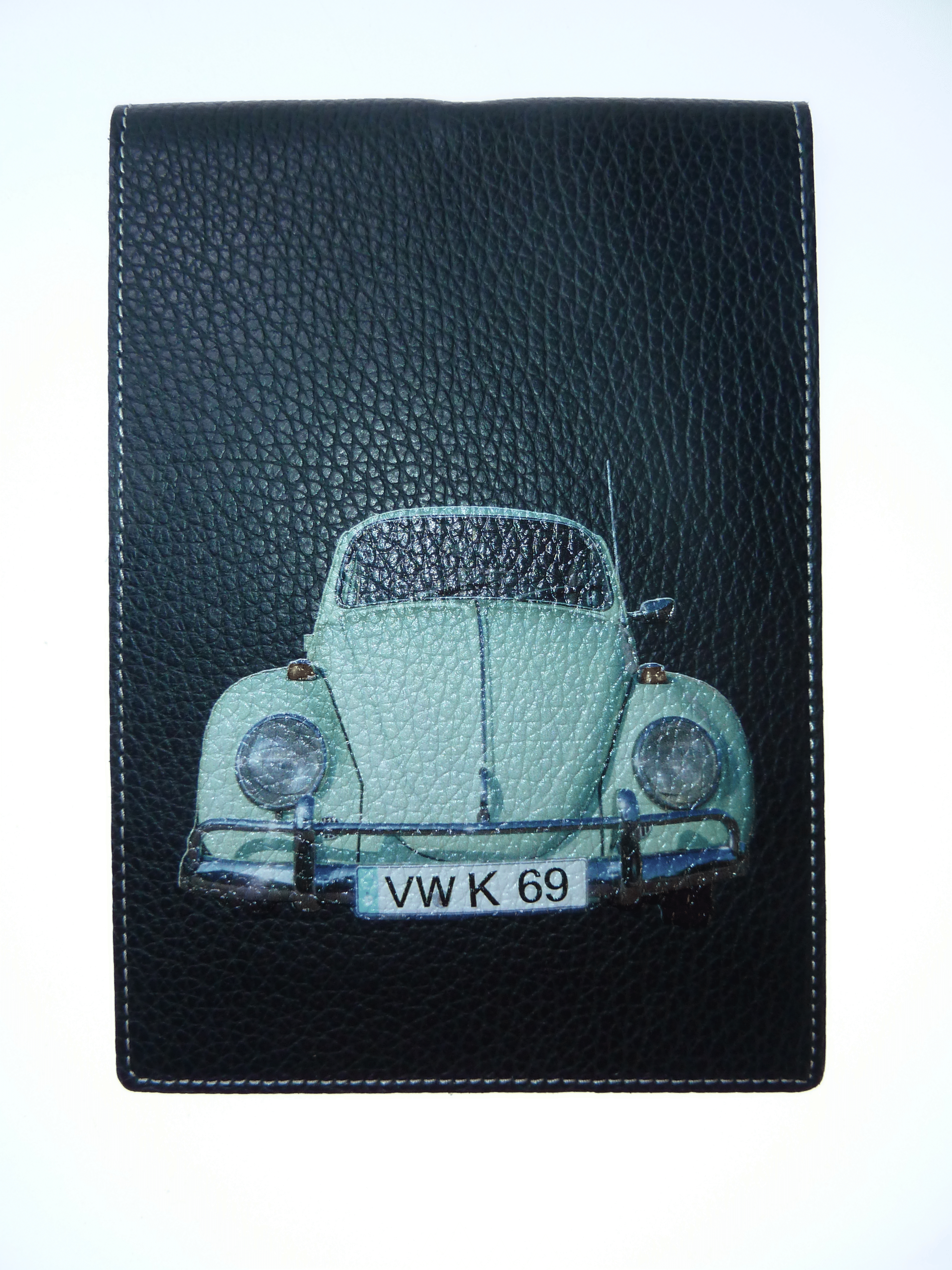 tooly A6 Lederschreibmäppchen im Hochformat personalisiert